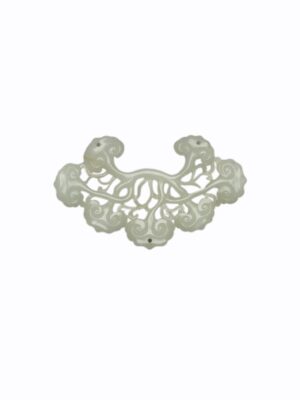 清代乾隆玉迓福靈芝