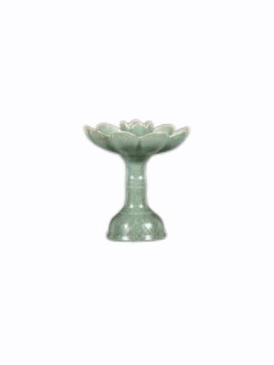 北宋汝窯天青釉花宮燈
